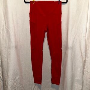 Women's Red Leggings